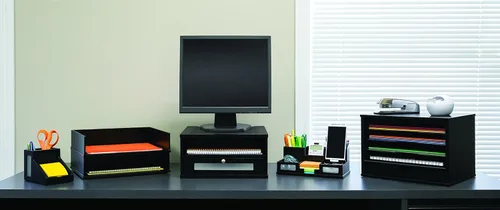 Miniatura 2 de Simply Put 4720-5 - Organizador de escritorio con 4 estantes, color negro