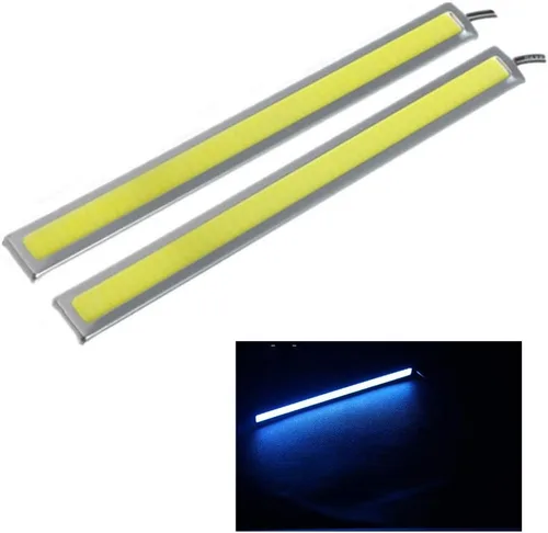 Miniatura 9 de BININBOX Luces LED COB superbrillantes de 6 W para coche de 12 V para conducción de niebla DRL luz diurna lámpara impermeable delgado paquete de 2