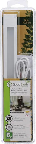Miniatura 6 de Good Earth Lighting UC1139-WHG-12LF0-G Barra de enchufe LED de 12 pulgadas, sin conexión, color blanco