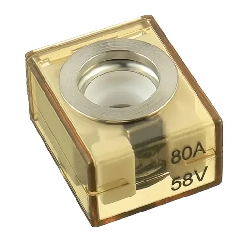 Miniatura 12 de Fusible de Terminal - 100 AMP Calificado para Marina, Máx. 58V DC, Resistente al Agua IP66, Fusible MRBF