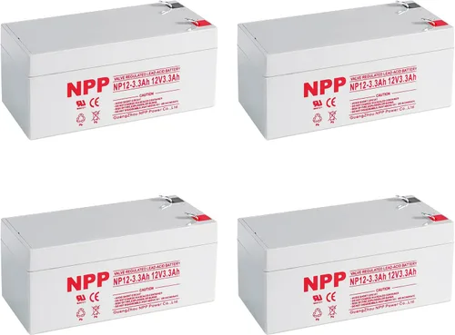 Miniatura 14 de NPP Batería AGM recargable de 12 V 1.2 Ah, plomo ácido sellado NP12-1.2Ah T1 baterías de reserva para sistema de seguridad ADI/Ademco 484, alarma
