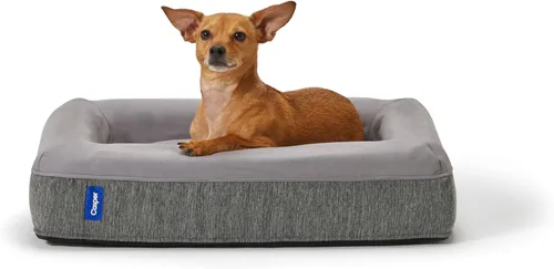 Miniatura 9 de Casper - Cama para perro de espuma viscoelástica de felpa, tamaño pequeño, color arena