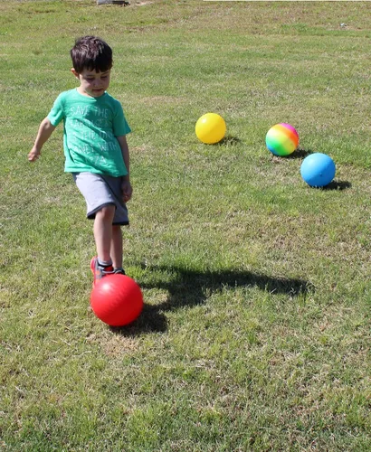 Miniatura 5 de Toys+ Juego de pelotas de juego de 8.5 pulgadas, tamaño oficial para Dodge Ball, Kick Ball, cuatro cuadradas, bomba gratis