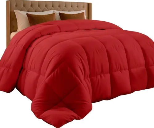 Miniatura 28 de Utopia Bedding - Juego de edredones de plumón con inserción de edredón acolchado con esquinas y pestañas, edredones alternativos cosidos en caja