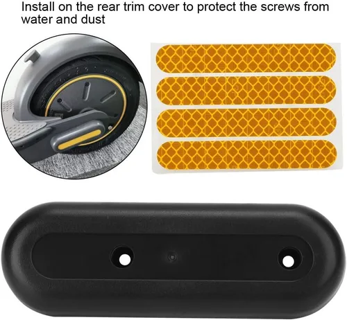 Miniatura 3 de Cubierta protectora para cubo de rueda y calcomanías reflectantes, carcasa protectora E-Scooter con adhesivo reflectante para G30