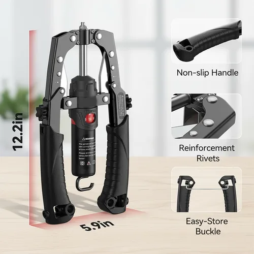 Miniatura 7 de Mymus CoreFlex Twister Pro, máquina de prensa de pecho de energía hidráulica, barra giratoria ajustable todo en uno, 22-440 libras, entrenador