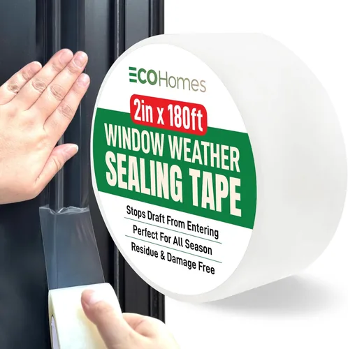 Miniatura 20 de ECOHomes Cinta de sellado para ventanas Cinta de sellado de clima de invierno para bloquear corrientes de aire frío a través de huecos de ventanas