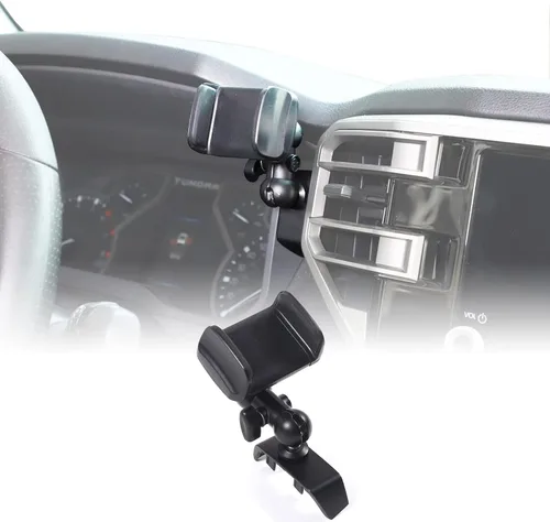 Miniatura 5 de CHEAYAR Soporte de teléfono para automóvil compatible con Toyota Tundra/Sequoia 2022-2023, soporte para teléfono de automóvil, soporte de teléfono