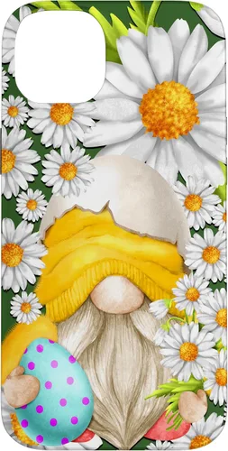 Miniatura 15 de iPhone 16 Easter Chick Gnome Graphic For Women Floral Daisy Flower Case