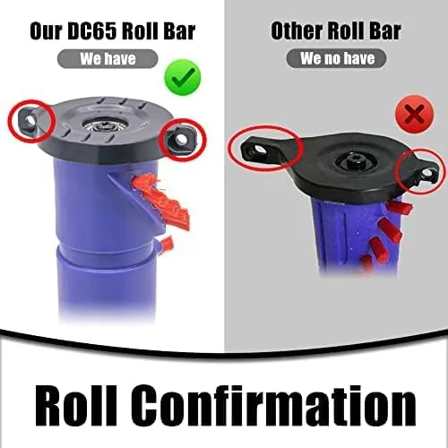 Miniatura 6 de ilovelife Barra de repuesto para cepillo DC65, DC66 Brushroll Spinner Cepillos compatibles con aspiradora Dyson DC65, DC66 y UP-13