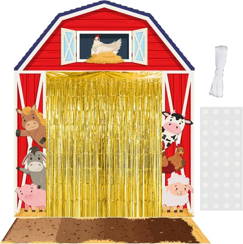 Miniatura 9 de VitalCozy 7 piezas Decoraciones de fiesta de los 50s Banderas de fiesta retro de la década de 1950 para restaurante estilo diner, alfombra a cuadros