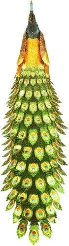 Miniatura 5 de Metal Earth Fascinations Premium Series Peacock 3D Kit de modelo de metal con pinzas