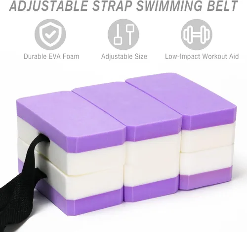 Miniatura 7 de Juego de 5 piezas de aeróbic acuático, conjunto de ejercicio acuático para piscina, equipo de fitness con mancuernas de espuma, tabla de natación