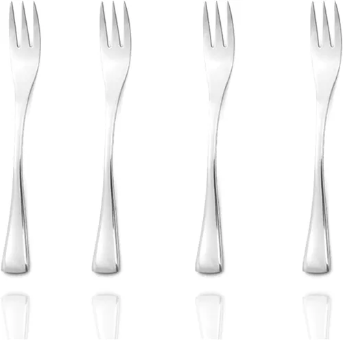 Miniatura 32 de JASHII Juego de cubiertos de 20 piezas de acero inoxidable multicolor para 4, utensilios de comida, incluye tenedores, cuchillos, cucharas, aptos