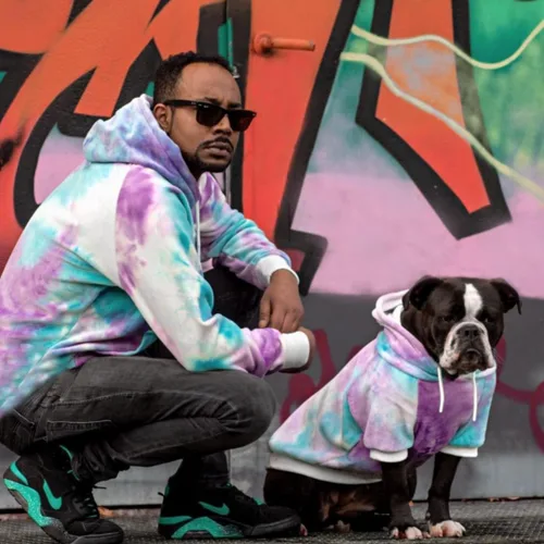 Miniatura 5 de Spark Paws Sudadera con capucha para perro, suéter de primera calidad para perros pequeños, medianos y grandes Trajes cálidos para bulldogs