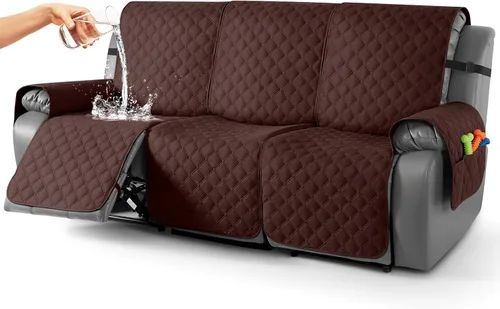 Miniatura 42 de TAOCOCO Fundas reclinables 100% impermeables, con correas para las piernas, funda de sofá reclinable reversible para silla reclinable, protector