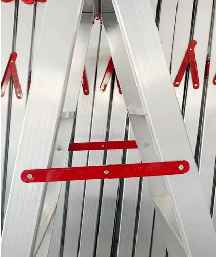 Miniatura 8 de Kikeep Accesorio de bisagra de escalera plegable, 1 par de escaleras de escalera de 18.8 pulgadas, kit de reemplazo de bisagra de escalera