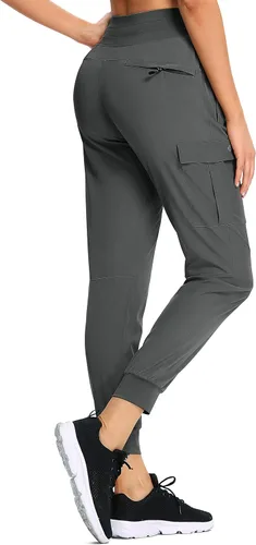 Miniatura 2 de RlaGed - Pantalones tipo cargo de senderismo para mujer, pantalones deportivos ligeros, de secado rápido, resistentes al agua, para pesca y al aire