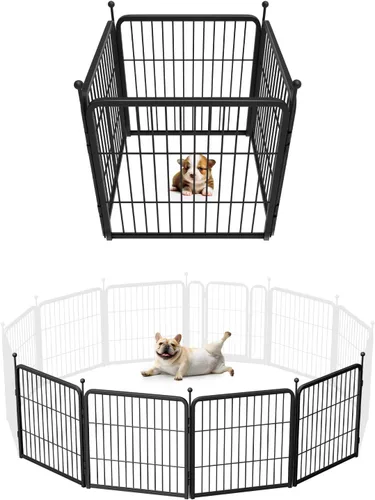 Miniatura 29 de FXW Rollick - Corralito para perros para patio, campamento con casa rodante, patentado, 24 pulgadas, 2 paneles