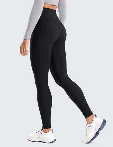 Miniatura 2 de CRZ YOGA Leggings con forro polar de 28 pulgadas, térmicos, casuales, para entrenamiento, yoga, pantalones de longitud completa, cálidos