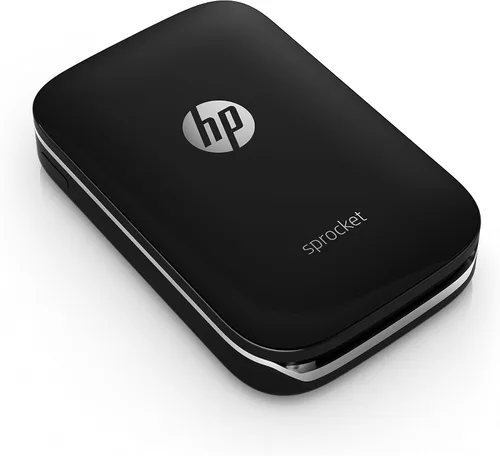 Miniatura 22 de Impresora de fotografías portátil HP Sprocket (negra), con papel fotográfico adhesivo Zink, Negro