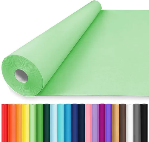 Miniatura 33 de Vanhench - Papel de estraza color marrón de 17.5 x 1200 pulgadas (100 pies), para artes y manualidades, para envolver regalos y flores, tablón
