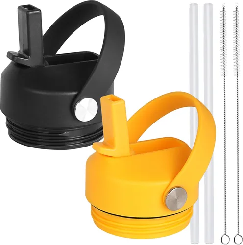 Tapa de popote para botella de agua Yeti Rambler de 18, 26, 36, 64 onzas, tapa de repuesto para popote RTIC de 18 onzas, 26 onzas, 36 onzas, tapa