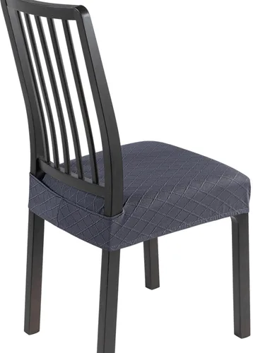 Miniatura 31 de SearchI Juego de 6 Fundas de Asiento para Sillas de Comedor Elásticas, Fundas de Asiento Suave Extraíbles y Lavables para Sillas de Comedor, Flor