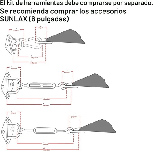 Miniatura 3 de SUNLAX Vela de Sombra Solar 8' x 10' Arena Rectángulo Toldo Vela Sombra Cubierta Bloqueo UV Permeable Parasol Exterior para Patio Patio Trasero