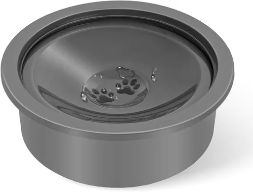 Miniatura 7 de Tazón de agua sin derrames para perros, 30oz anti-babeo para beber lento, sin derrames sucios, salpicaduras o goteos Negro