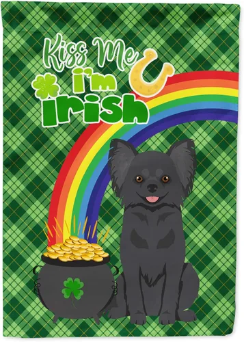 Miniatura 176 de Caroline's Treasures WDK4731GF - Bandera decorativa para jardín del día de San Patricio, color negro y tostado, Airedale Terrier, para jardín