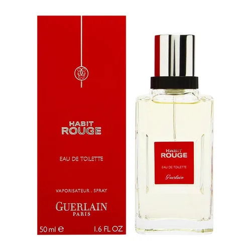 Guerlain Habit Rouge Eau de Toilette en espray para hombre, 1.7 onzas