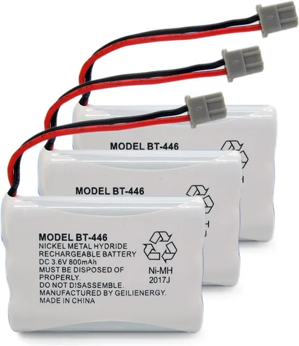 Miniatura 9 de BT446 BT-446 - Batería de teléfono compatible con Uniden BBTY0503001 BT-1004 BT-1005 GE-TL26402 BT-504 CPH-488B 3.6V 800mAh (paquete de 2)