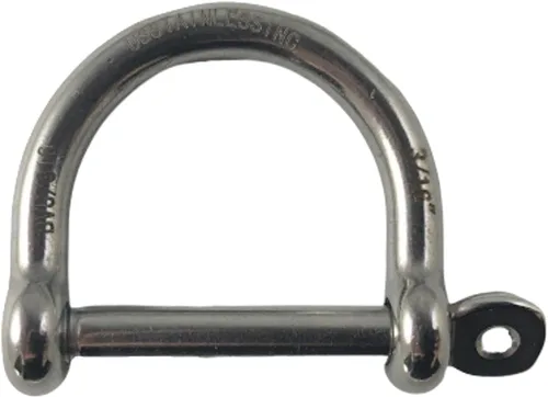 Miniatura 10 de Grillete ancho D de acero inoxidable 316