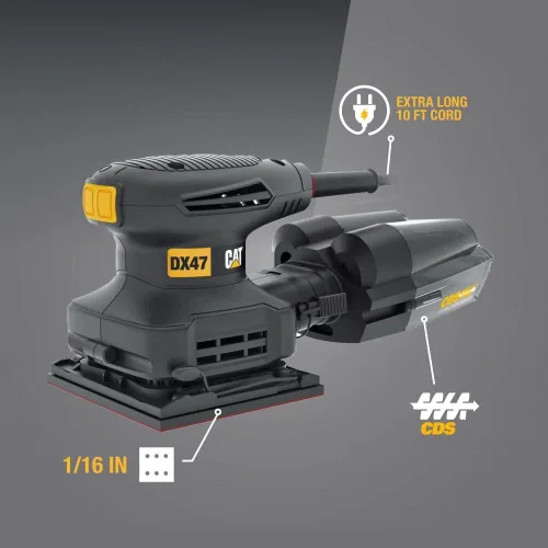 Miniatura 3 de Cat erpillar Cat DX47U - Lijadora de hojas con cable de 1/4" 2.4-AMP