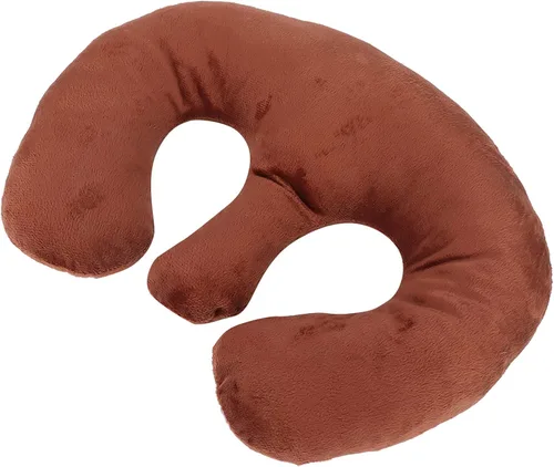 Miniatura 4 de Dioche Almohada de apoyo para senos de salón de belleza, cojín de masaje para mesas de masaje para aliviar la tensión del tratamiento (café oscuro)