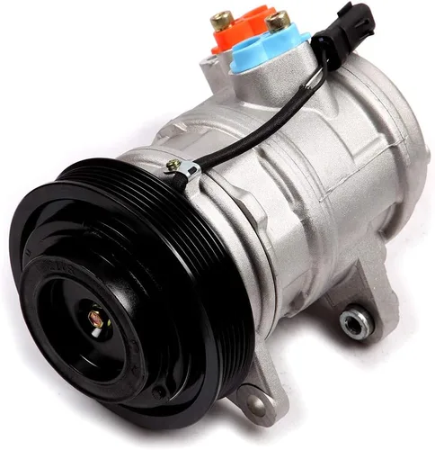 Miniatura 14 de Compresor de aire SCITOO para Audi A3 1.4L-2.0L, Q3-Q7, TT, TTS, Eos 2006-2018, 6SEU14C, Plata, Aleación de Aluminio, Polea de 10mm, Aceite PAG46