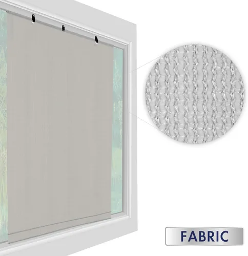 Miniatura 4 de Windscreen4less Persianas opacas enrollables para exteriores, pantalla de privacidad para pérgola, balcón, porche, cochera, terraza, ventana, 8' An