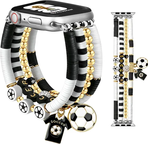 Miniatura 17 de JR.DM Correa de reloj de Halloween Compatible con Apple Watch de 38 mm, 40 mm, 41 mm, 44 mm, 42 mm, 45 mm, 46 mm, linda, preppy, hecha a mano