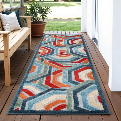 Miniatura 63 de SUPERIOR - Alfombra de interior y exterior, perfecta para patio, dormitorio, cocina, sala de estar, entrada, cuarto de juegos, guardería, cubierta