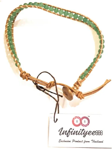 Miniatura 4 de 88 INFINITYEE888 Infinityee - Tobillera tejida de cuero marrón claro, vintage, hecha a mano, hippie, bohemio, gitano, bohemio, unisex, para hombres