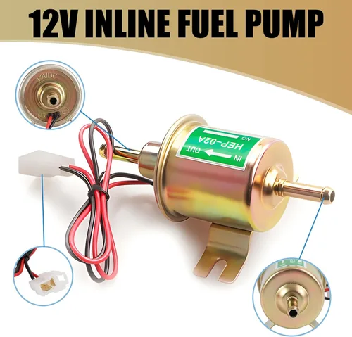 Miniatura 6 de 1 bomba de combustible automotriz, bomba de transferencia de suministro de combustible de pistón de baja presión de 12 V, piezas de repuesto