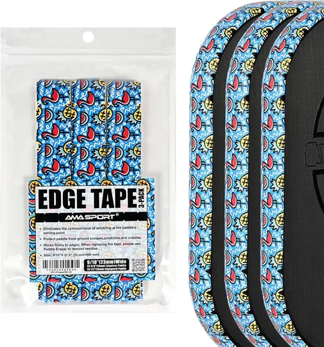 Miniatura 39 de PICKLETECH Pickleball Edge Guard Tape – Pink Unicorn Pattern Edge Tape for Pickleball Paddle - Fit Perfectly Curved Edge - No Wrinkling Sonrisa verde