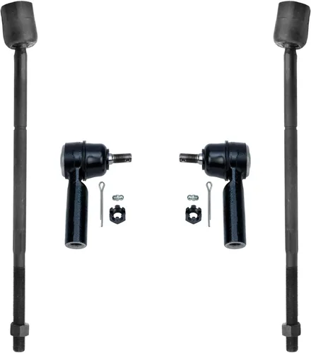 Miniatura 66 de Detroit Axle - 4 barras de acoplamiento delanteras para Kia Forte Koup 14-17, 14-18 Forte Forte5, 4 extremos de barra de acoplamiento exteriores e