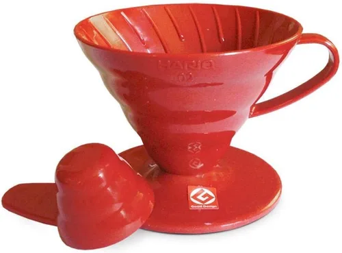 Miniatura 2 de Hario Gotero de café de plástico V60, tamaño 03, transparente