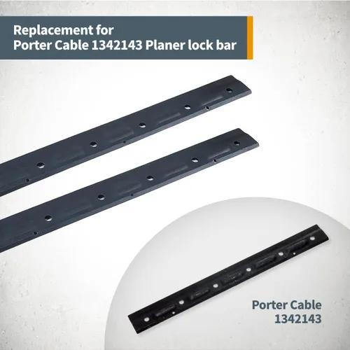 Miniatura 4 de POWERTEC 71382 Placa de bloqueo de cuchillo cepilladora para cepilladora de 12-1/2", 2PK