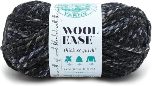 Miniatura 68 de Lion Brand Yarn - Ovillo de lana Wool-Ease Thick & Quick color fuerza aérea