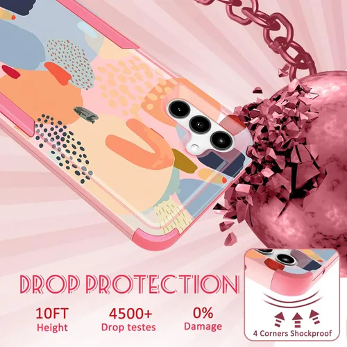 Miniatura 3 de Funda para Samsung Galaxy A14 5G – Funda de teléfono linda para mujeres y niñas, diseño único estético genial para adolescentes, arte kawaii