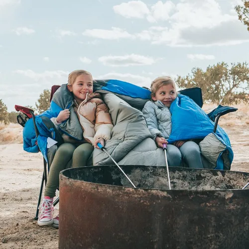 Miniatura 2 de MalloMe Sacos de dormir para adultos para clima frío y cálido, saco de dormir para mochileros para niños de 10 a 12 años, niñas, niños, ligeros