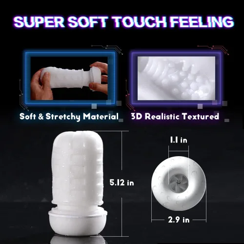 Miniatura 6 de Máquina sexual de succión automática para mamadas, masturbador masculino LED, juguetes sexuales para adultos, calefacción vibratoria, manos libres